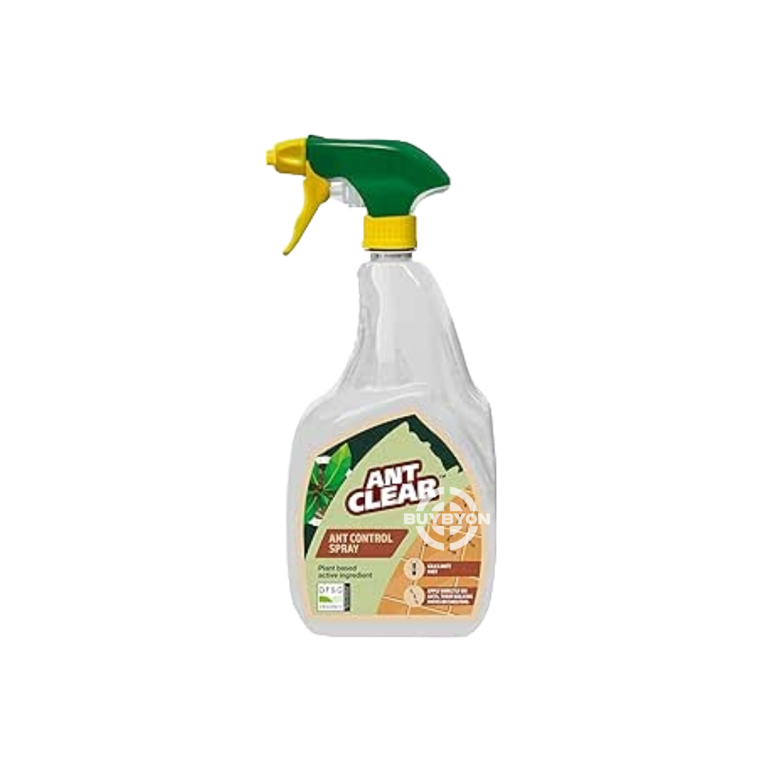 Ant Clear Ant Control Spray - 800ml, featuring a fast-acting formula for immediate ant elimination and long-lasting protection, ideal for both indoor and outdoor use.