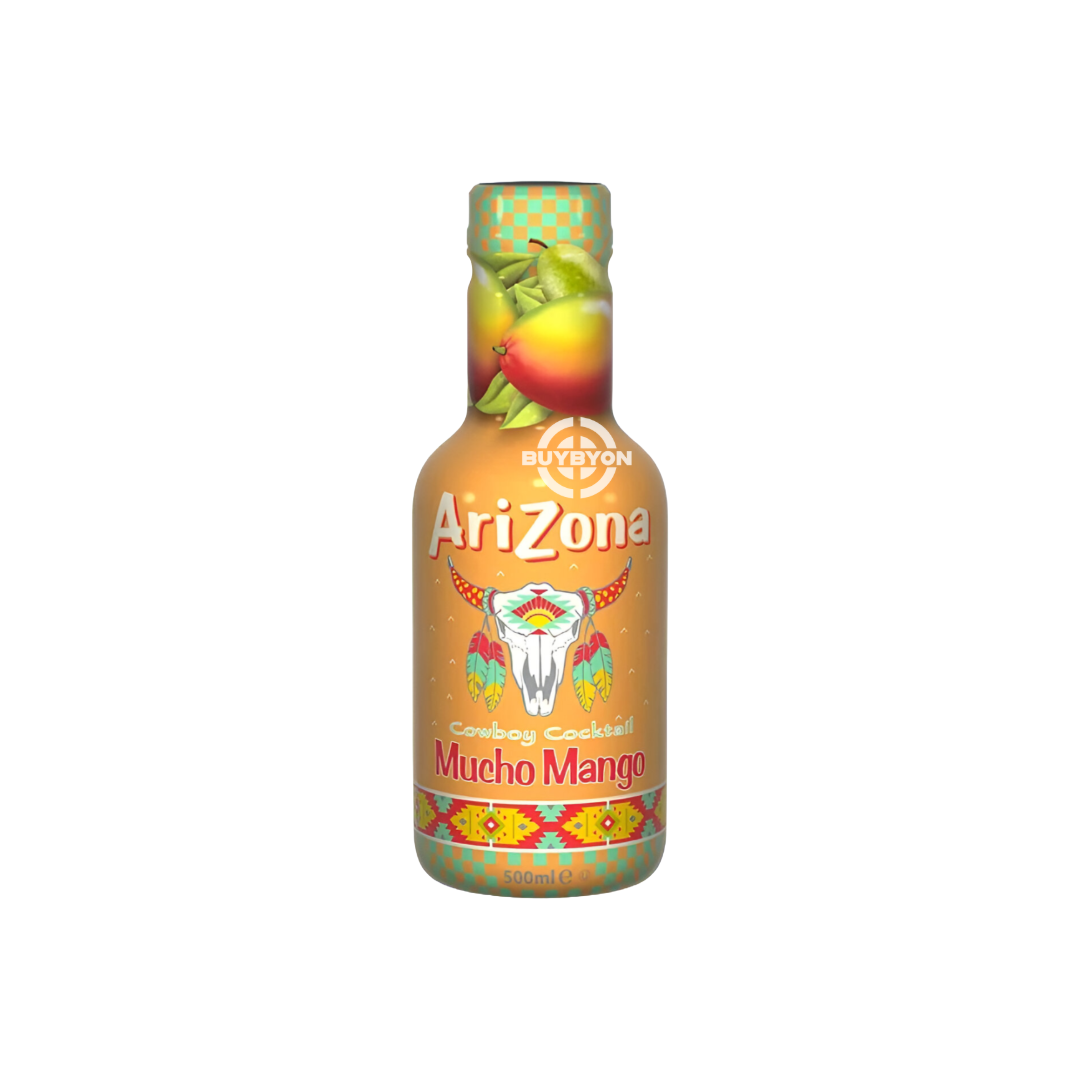 Arizona Mango - 500ml bottle featuring a refreshing tropical blend of sweet mango flavour.