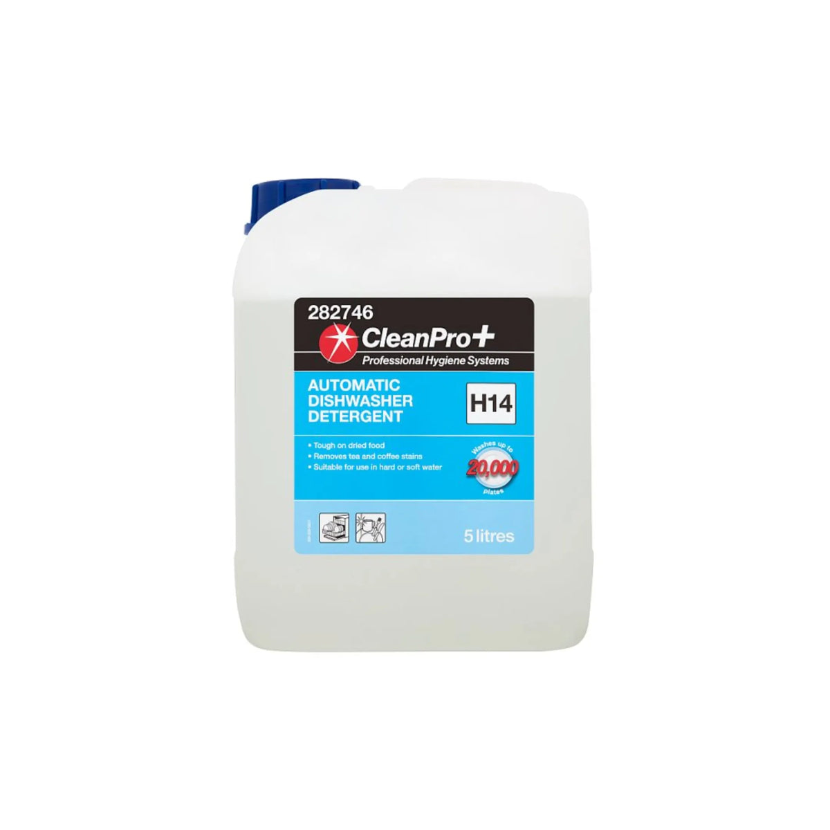 CleanPro+ Automatic Dishwasher Detergent H14 5 Litres