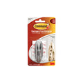 Command Designer Medium Hook Brushed Nickel Chrome