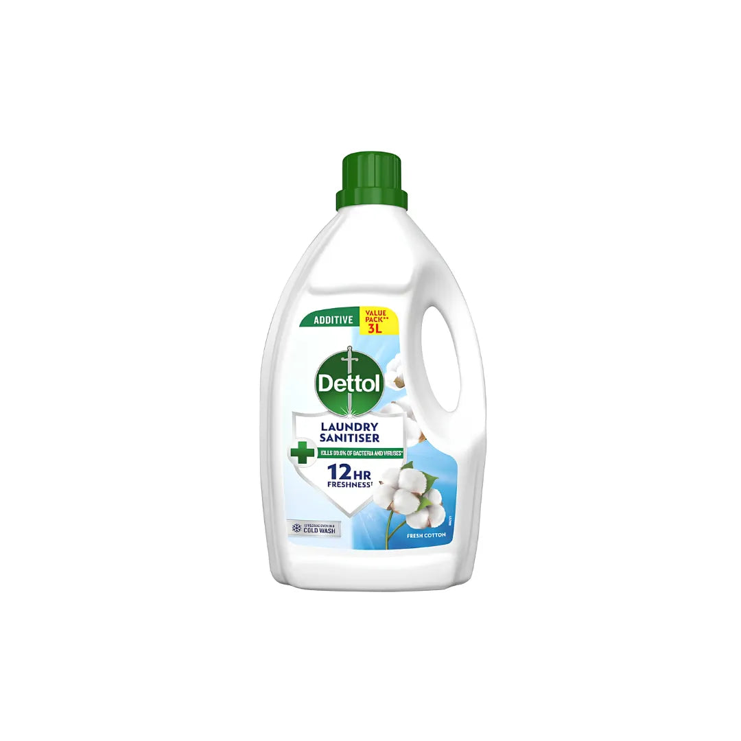 Dettol Fresh Cotton Laundry Sanitiser 3L