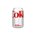 Diet Coke 330ml Can with white background