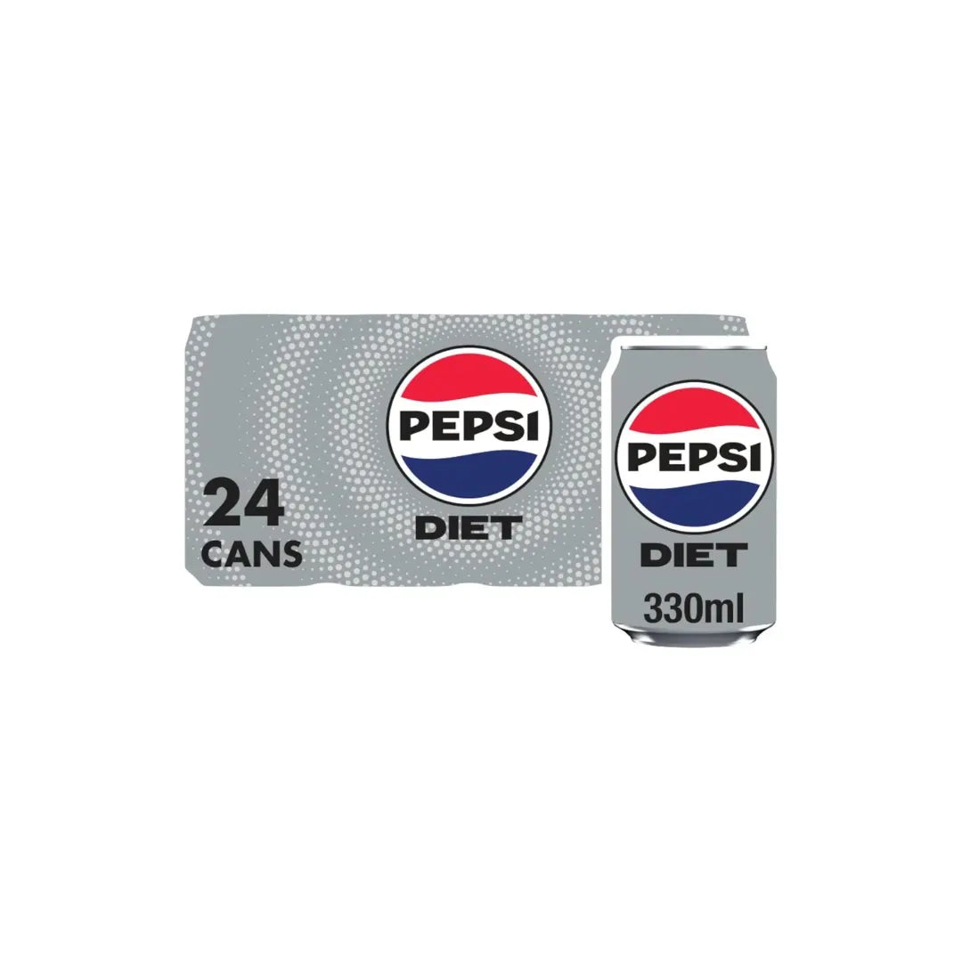 Diet Pepsi Cola 330ml Can – Single & 24 Pack