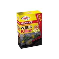 Doff Advanced Concentrated Weedkiller - 80ml (Pack of 6), featuring a powerful concentrate designed for effective weed control, offering extensive coverage and fast results.