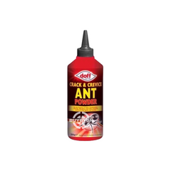 Doff Crack and Crevice Ant Powder - 200g, featuring a targeted formula designed to treat hidden ant nests and trails in cracks and crevices, providing effective ant control both indoors and outdoors.