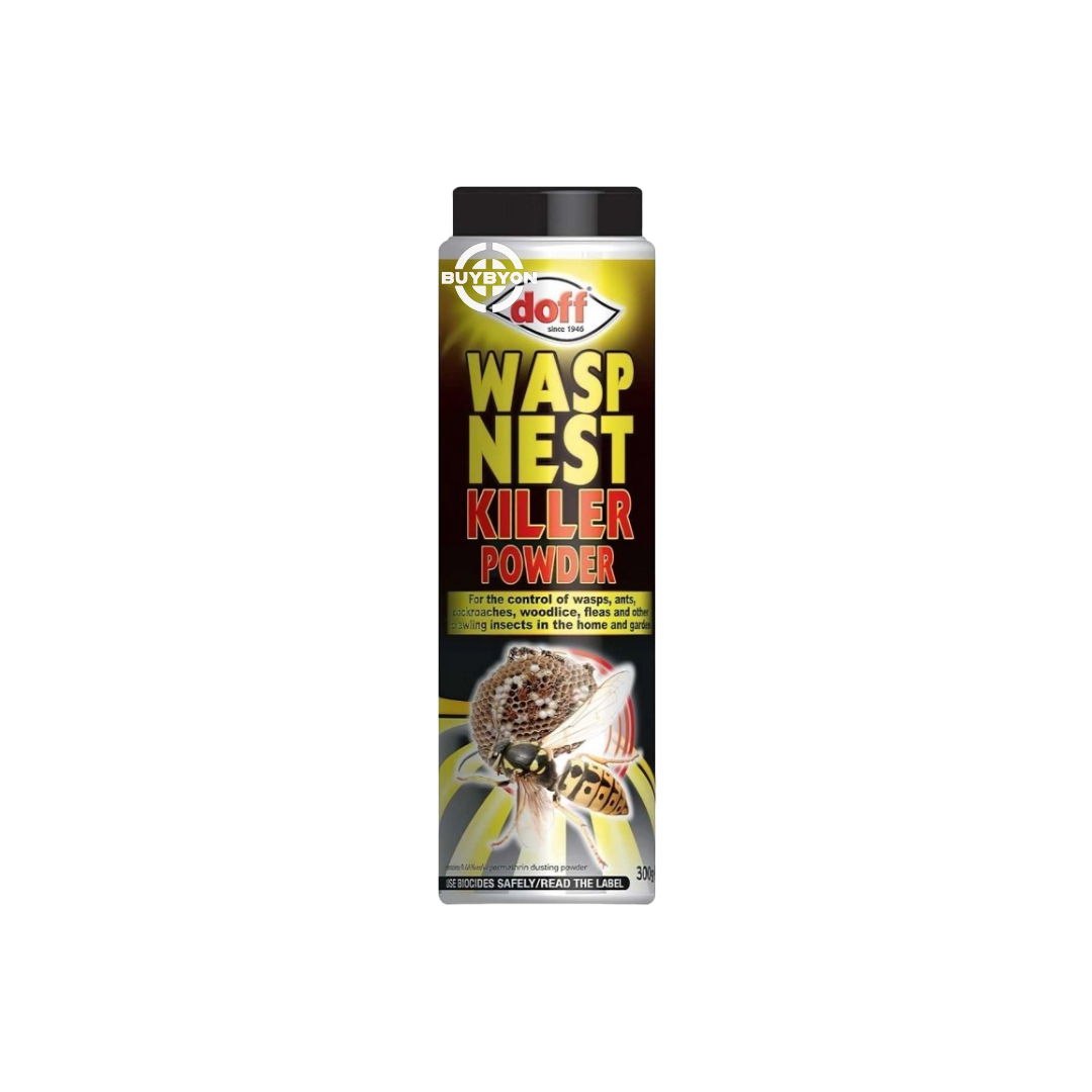 Doff Wasp Nest Killer Powder - 300g, designed for effective destruction of wasp nests with rapid action and long-lasting results.