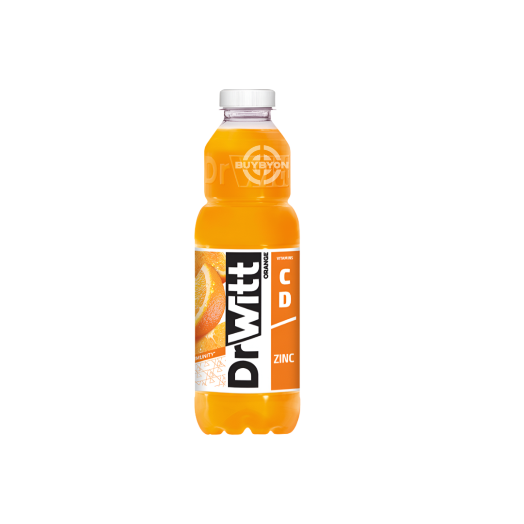 Dr Witt Orange - 1L bottle featuring a refreshing citrus orange flavour.