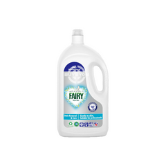 A 4.05L bottle of Fairy Non Bio Professional Washing Liquid Laundry Detergent, featuring its gentle formula for sensitive skin and professional-grade packaging.