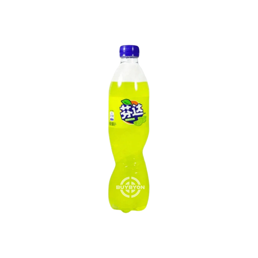 Fanta Lime – 500ml bottle with a zesty lime flavour and the classic Fanta fizz, perfect for a refreshing drink anytime.