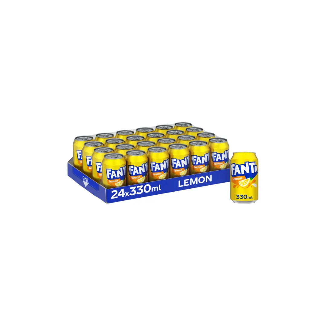Fanta Lemon 330ml Can – Single & 24 Pack