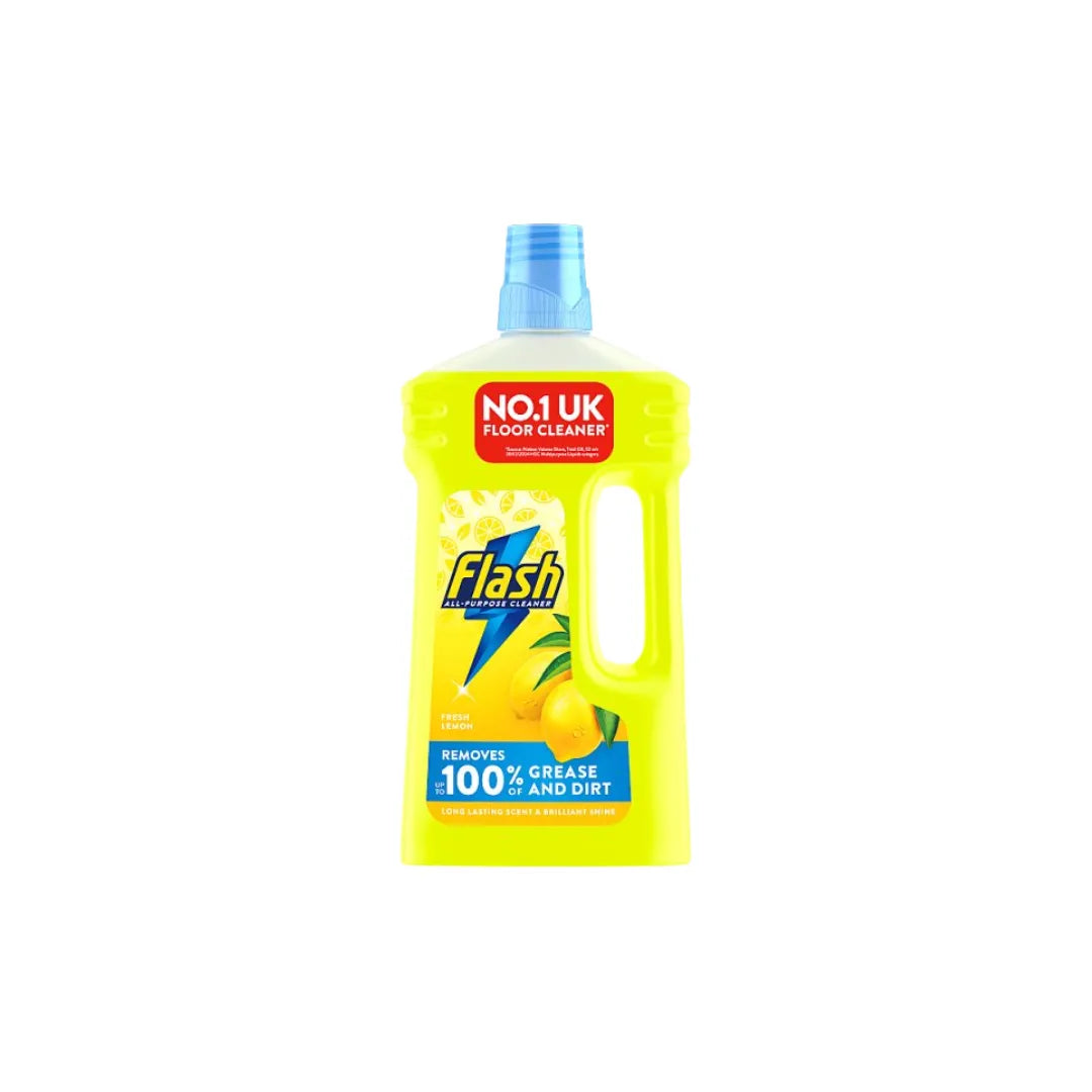 Flash Multipurpose Floor Liquid Cleaner Crisp Lemon 1L