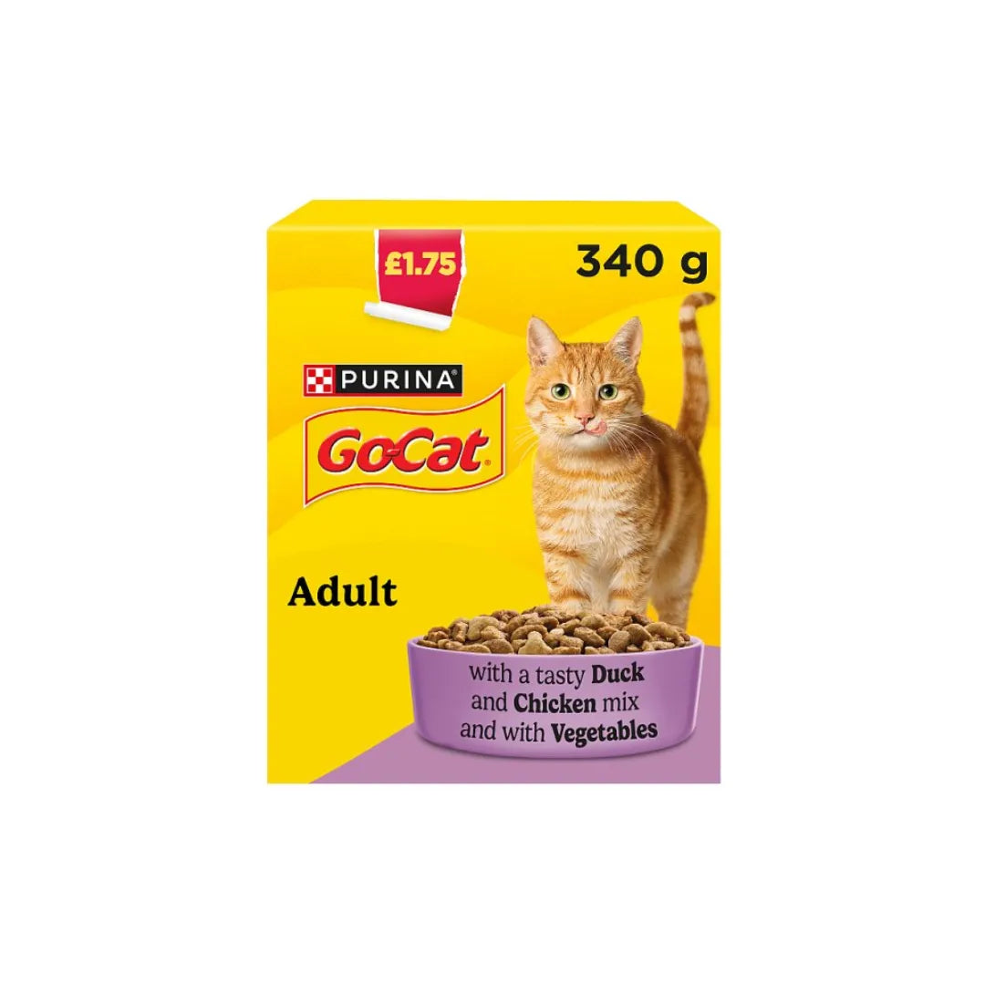 Go-Cat Chicken & Duck Dry Cat Food 340g