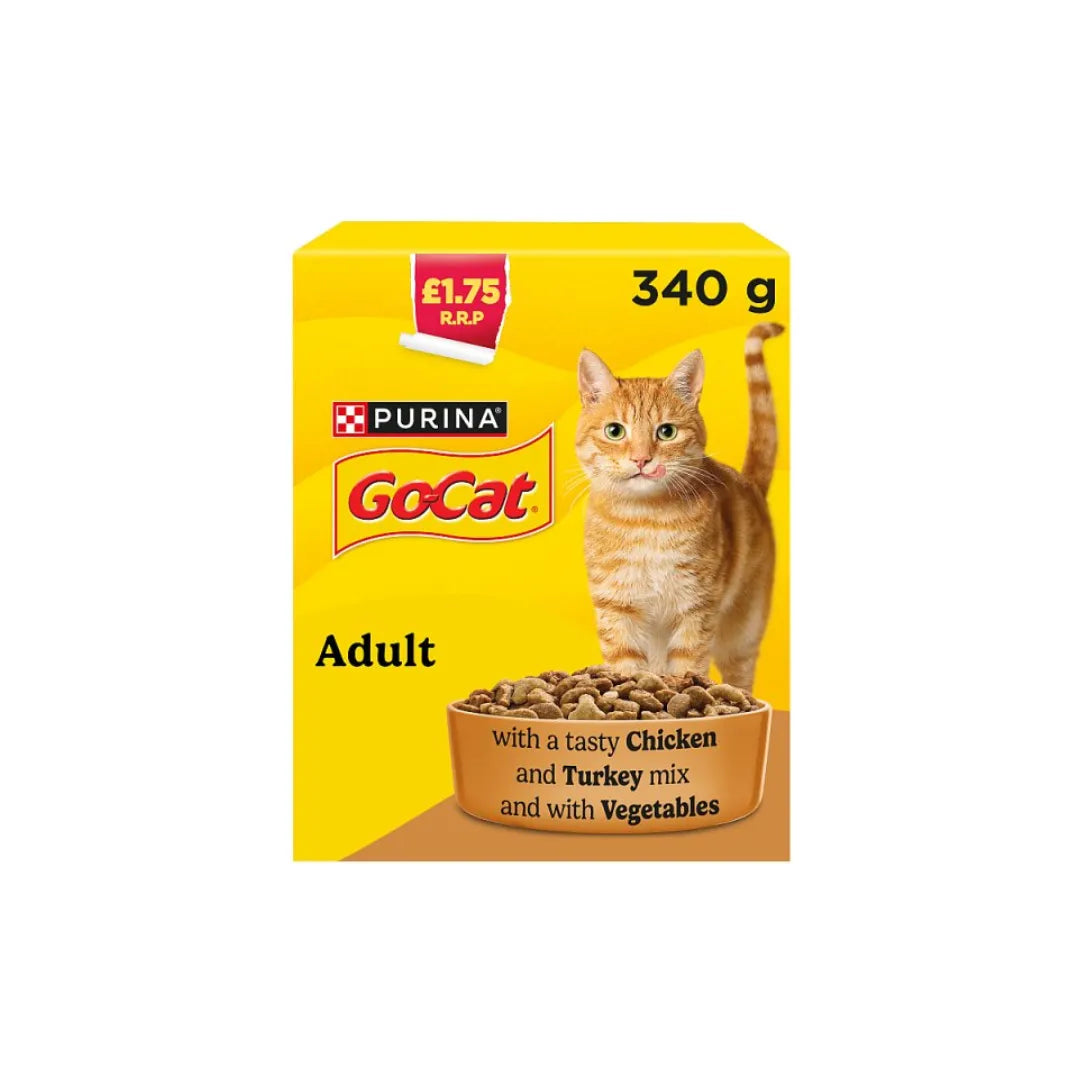 Go-Cat Chicken & Turkey Dry Cat Food 340g