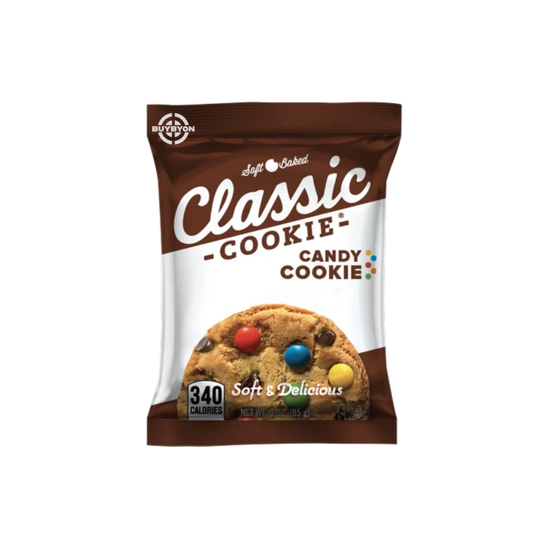 Hershey Candy Cookies 85g pack, filled with colourful candy pieces for a sweet treat.