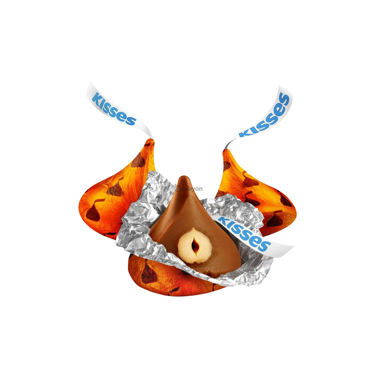 Hershey's Kisses Hazelnut Chocolates - 1kg