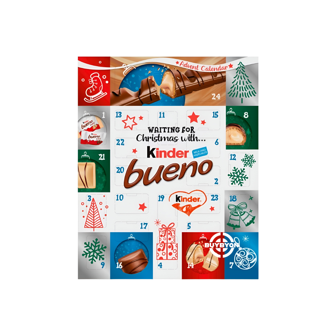 Kinder Bueno Advent Calendar Christmas 24 Minis - 167g