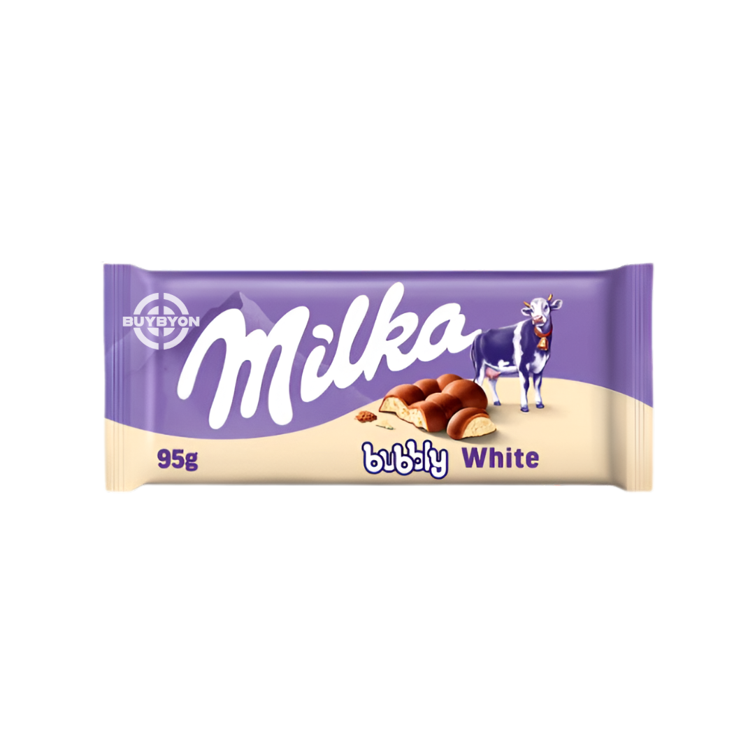 Milka Bubbly Milk White - 95g