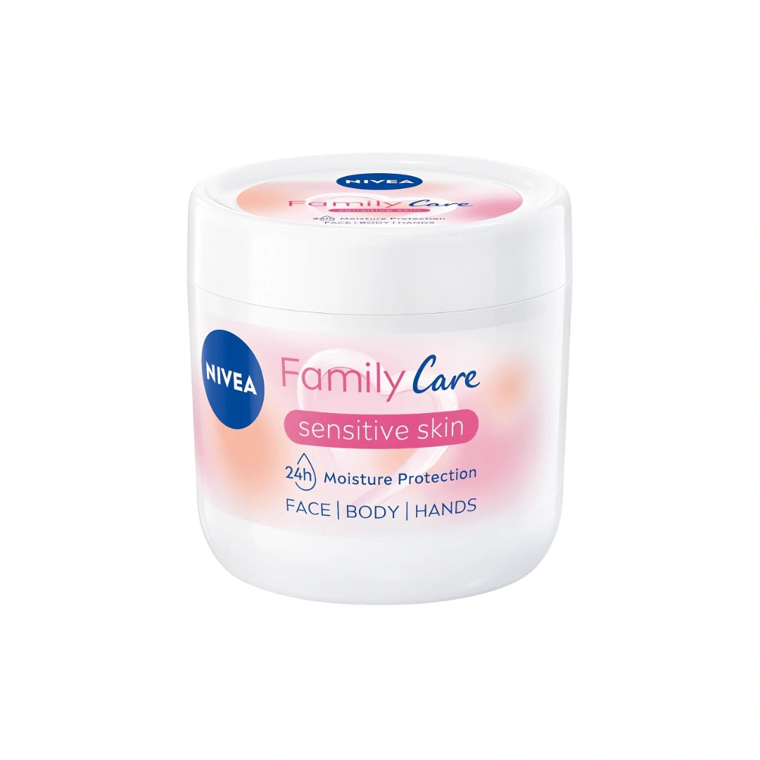 Nivea Almond Family Care Sensitive Moisturising Cream 450ml Jar