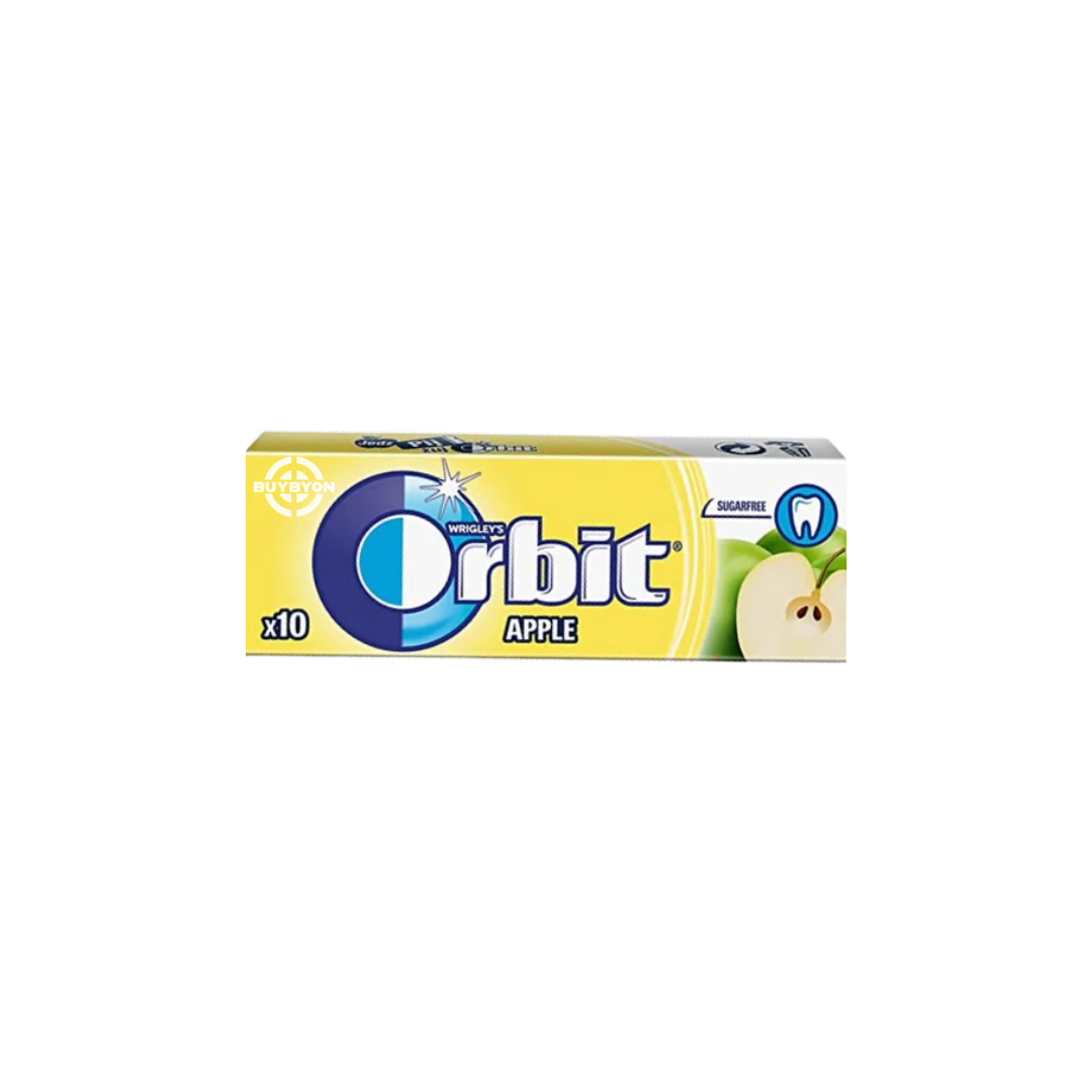 Orbit Apple Drops 14g pouch with refreshing apple flavour