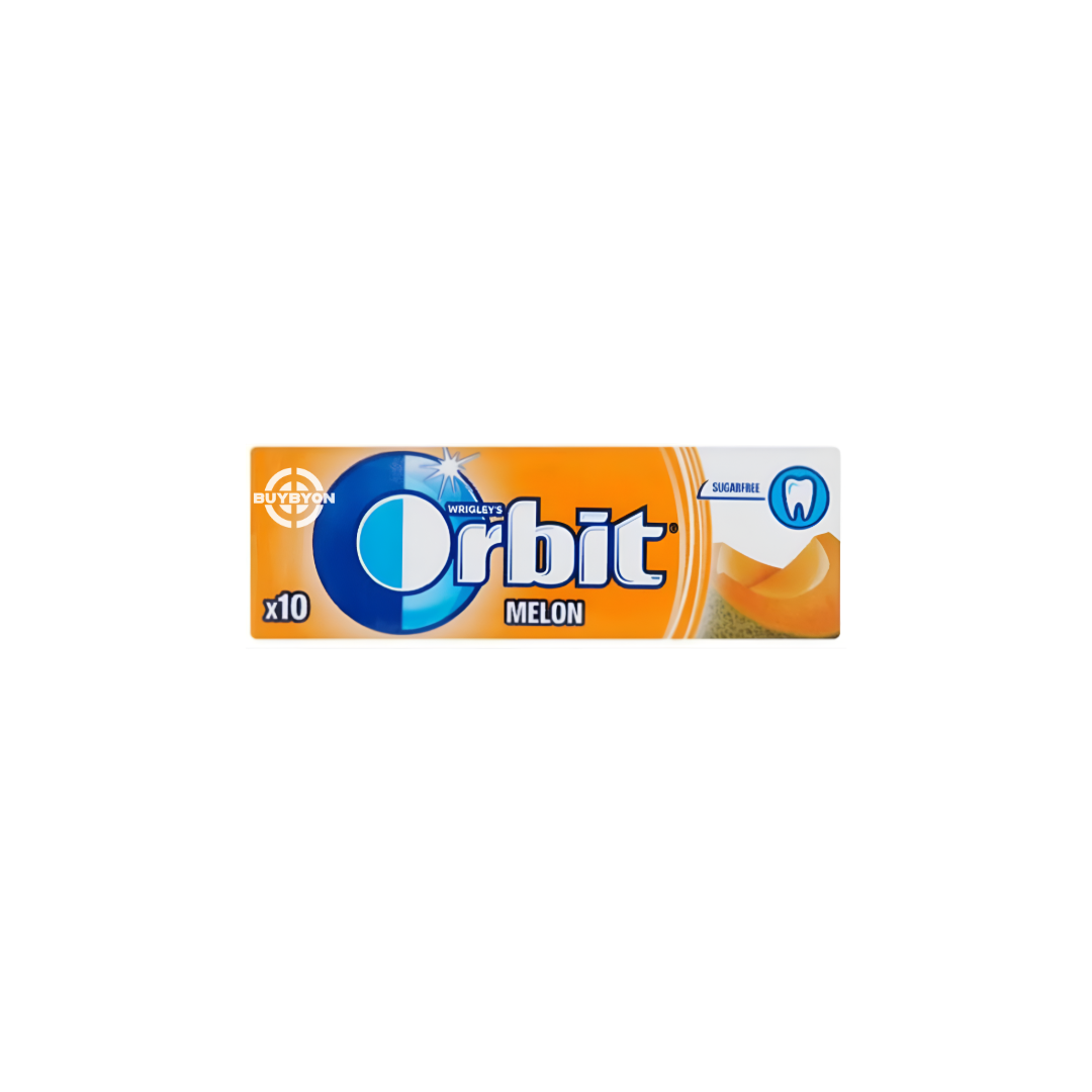 Orbit Melon Drops 14g pouch with refreshing melon flavour