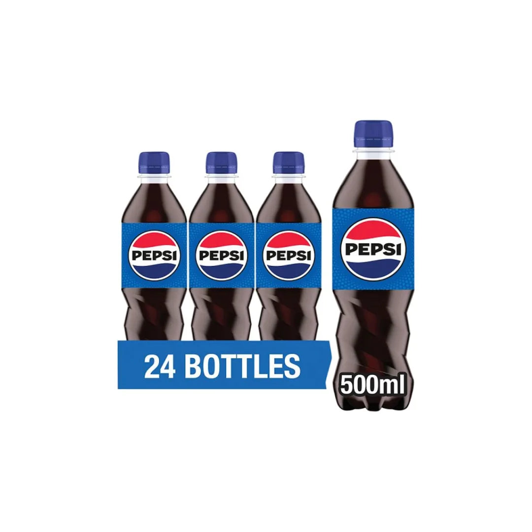 Pepsi Cola 500ml Bottle – Single & 24 Pack