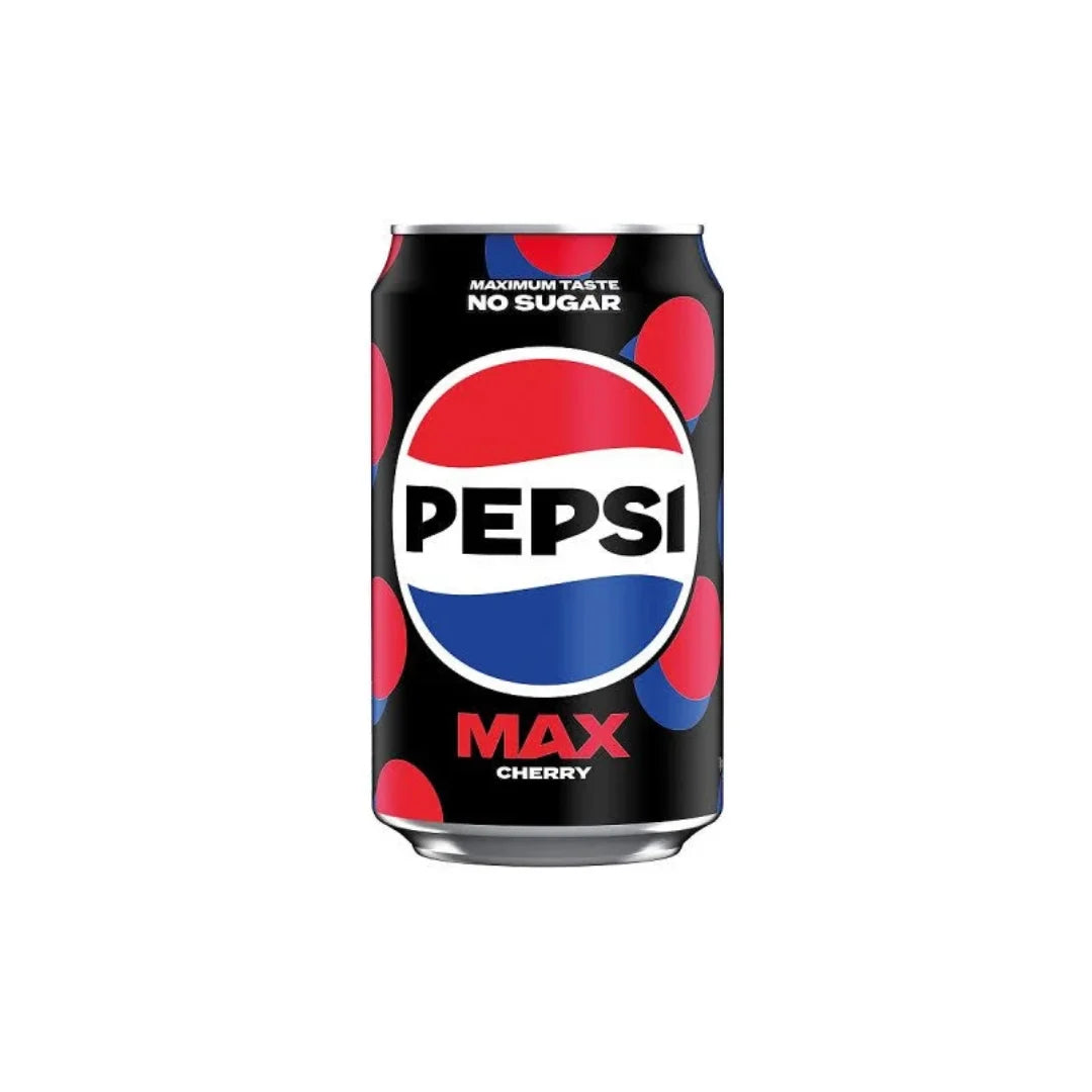 Pepsi Max Cherry 330ml Can – Single & 18 Pack