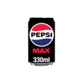 Pepsi Max No Sugar Cola 330ml Can & 24 Pack