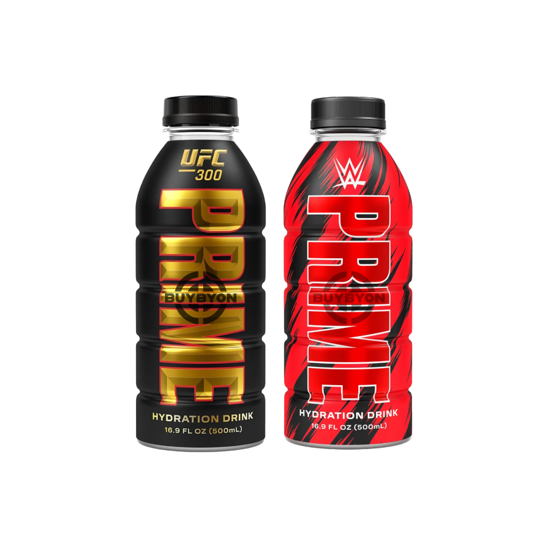 Prime Hydration WWE & UFC 300 Limited Edition 500ml Bundle