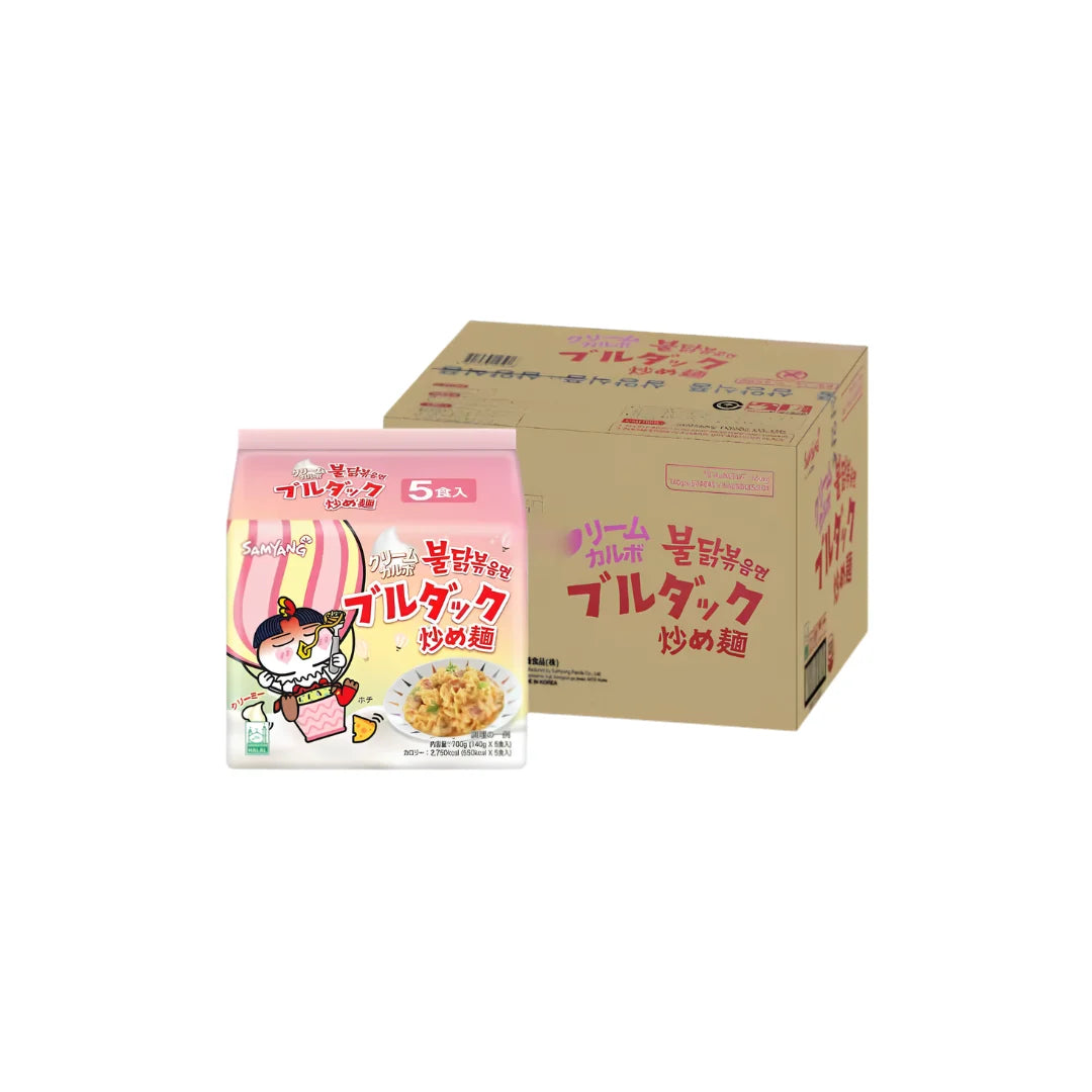 Samyang Buldak Cream Carbonara Hot Chicken Ramen 140g