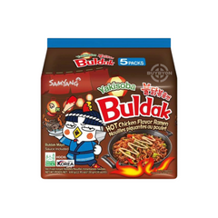 Samyang Buldak Yakisoba Hot Chicken Ramen, spicy stir-fried noodles with bold yakisoba flavour. Available at Buybyon UK for fast delivery to spice lovers.
