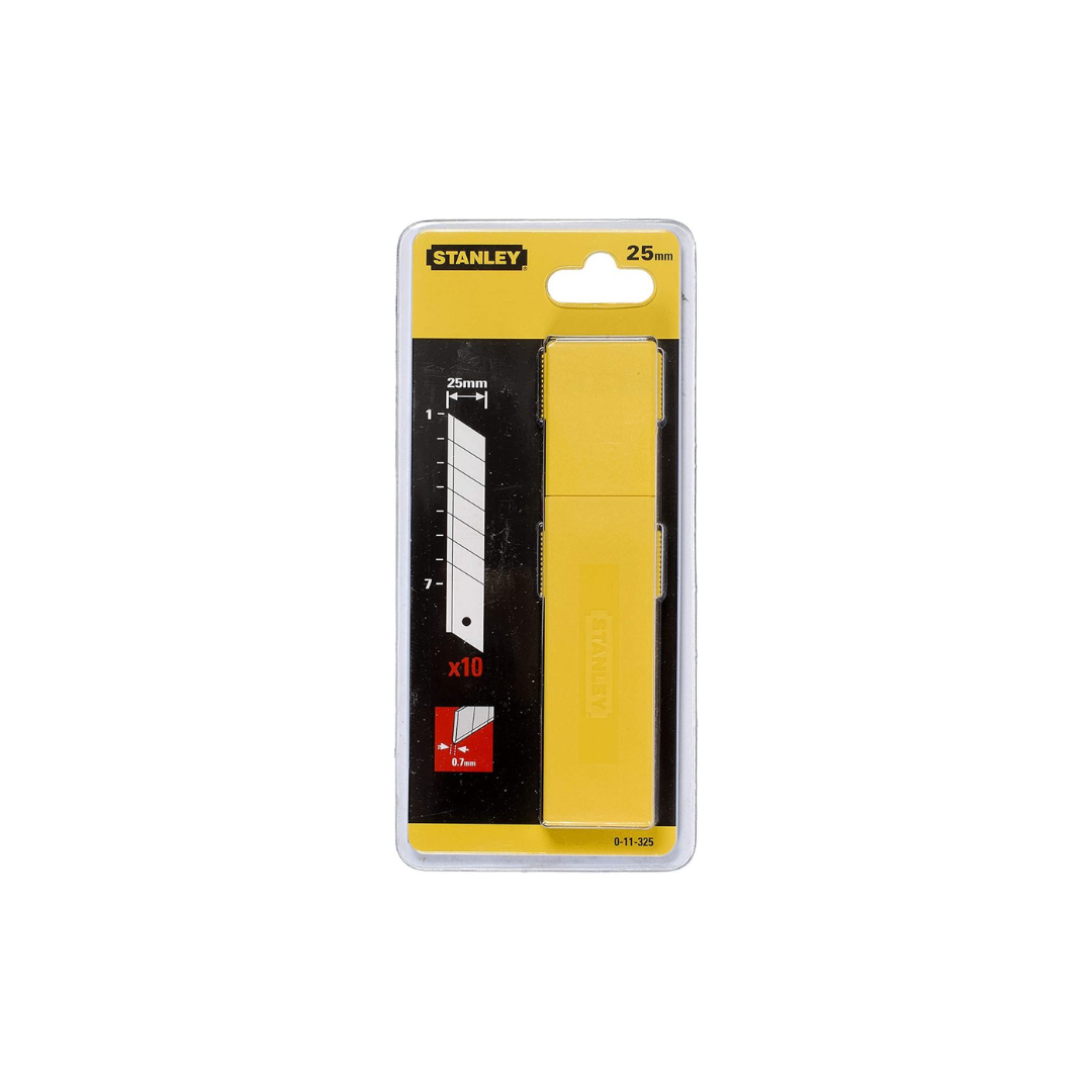 Stanley 25mm Snap Off Blades 10 Pack with Case