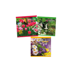 Tallon Calendar Square Flowers Gardens 2025, showcasing vibrant floral garden imagery with square date boxes, designed to add elegance and functionality to your home or office space.