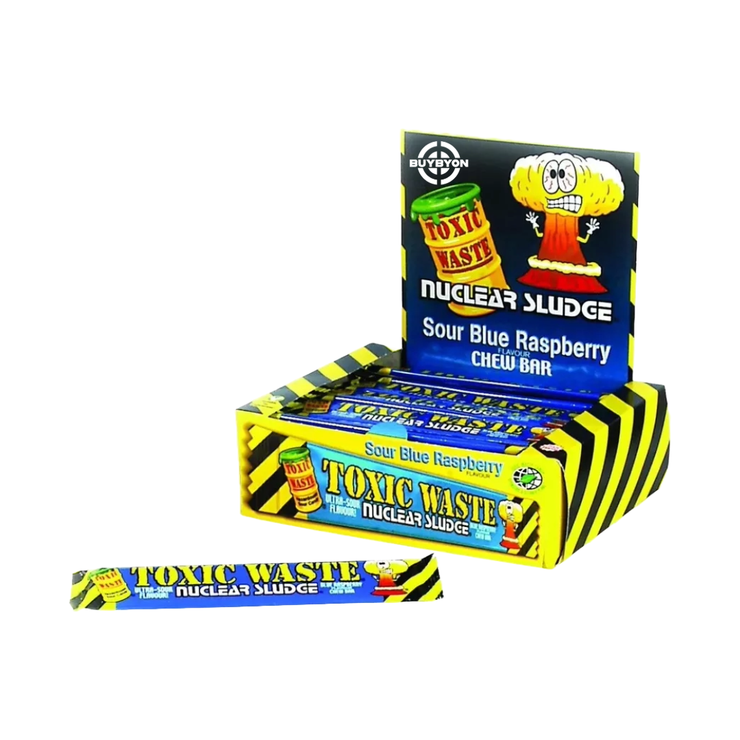 Toxic Waste Blue Raspberry Chew Bars - 20g