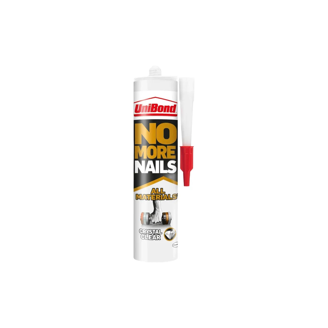 Unibond No More Nails All Materials Crystal Clear Adhesive 290g