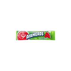 Airheads Watermelon - 15g showcasing a vibrant pink candy bar with juicy watermelon flavour, perfect for a refreshing and sweet treat on the go.