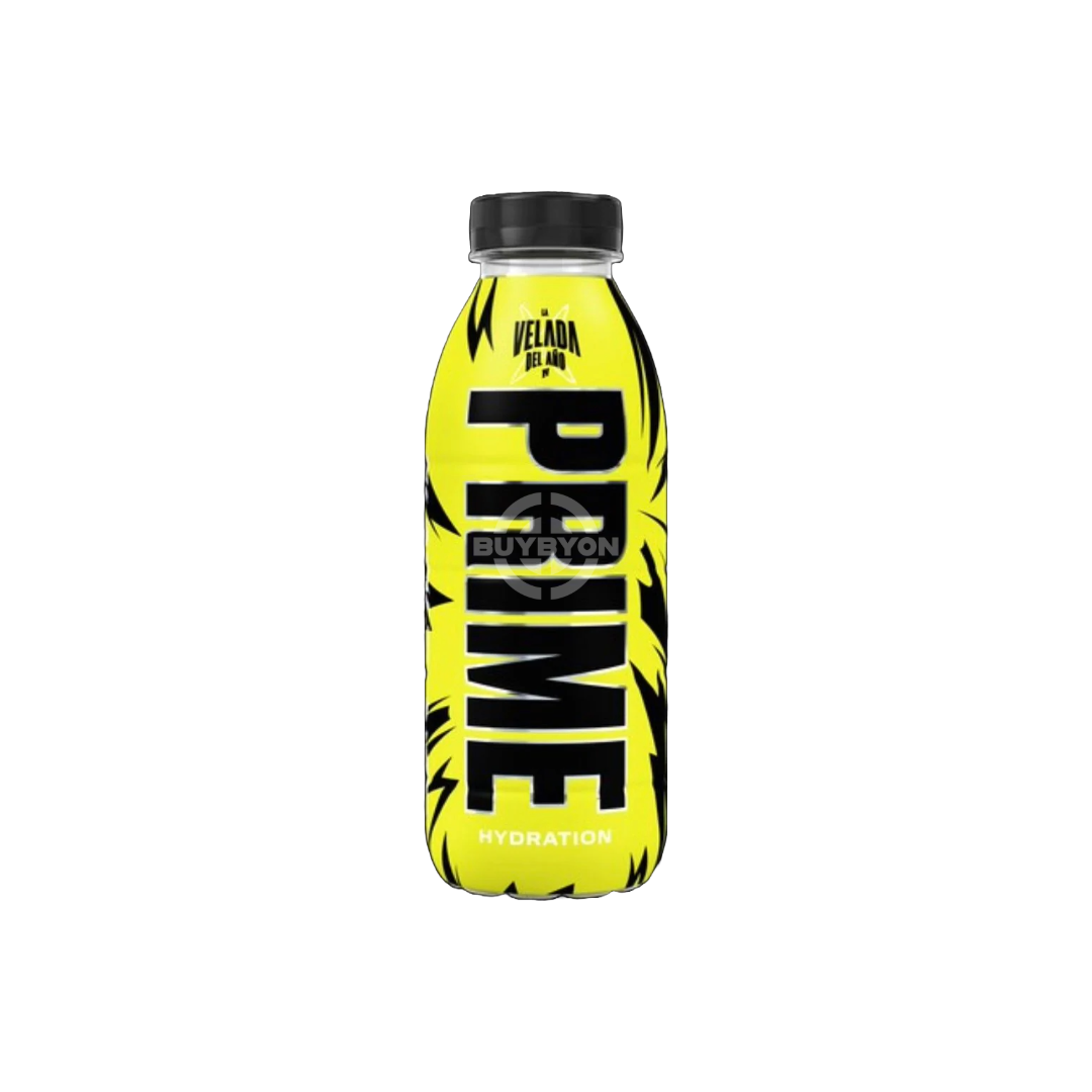 Prime Hydration La Velada Del Año Limited Edition 500ml bottle featuring vibrant design and exclusive event branding