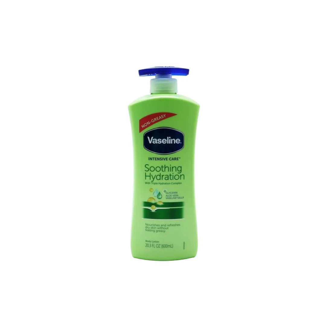 Vaseline Lotion Pump Soothing Hydration Aloe 600ml