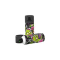 Two disposable vape devices with a black and green cartoon monster design, shown on a plain white background.